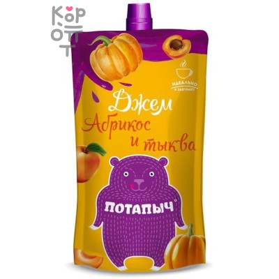 Потапычъ - Джем абрикос и тыква 300 г