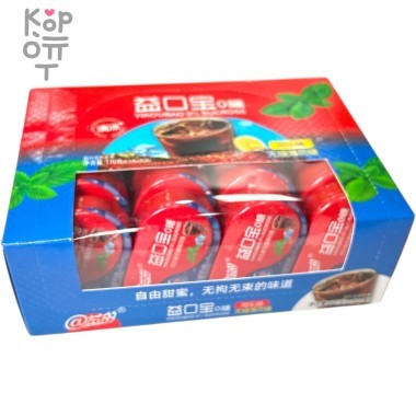 Драже Yiko Peppermint - Холодок без сахара со вкусом леденящих напитков, Колы — Корейские товары для всей семьи(КорОпт)