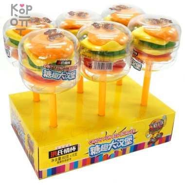 Мармелад Fun Big Burger Биг Мак Фадж Гигантский мягкий Гамбургер — Корейские товары для всей семьи(КорОпт)