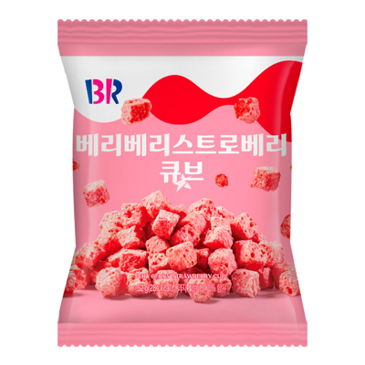 Baskin Robbins Very Berry Strawberry Cube — кондитерское изделие со вкусом клубники, 52 г