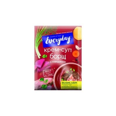 EVERYDAY — Крем-суп борщ с говядиной п/п 25г1/15, 25 г