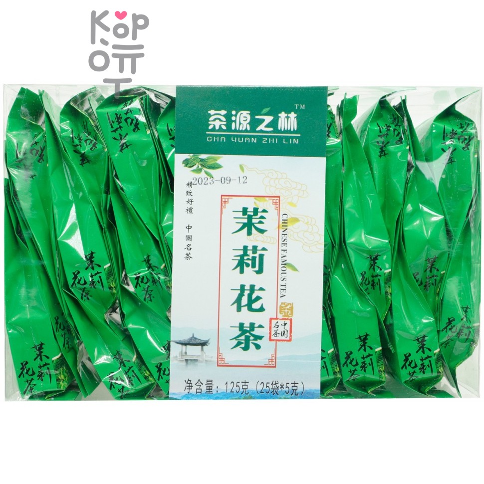 Чай Forest of Tea Zhi Lin Mo Li Hua Cha - Моли Хуа Ча, Зеленый с Жасмином, 125гр. (25п.*5гр.)