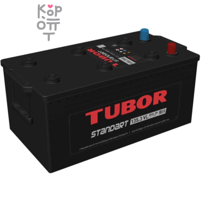 Аккумулятор TUBOR STANDART 6СТ-135.3 VL, 135A, A type ( L )