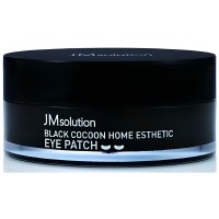 JMsolution Black Cocoon Home Esthetic Eye Patch - Гидрогелевые патчи с протеинами шёлка и углём 90 гр(60 шт)