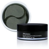 JMsolution Black Cocoon Home Esthetic Eye Patch - Гидрогелевые патчи с протеинами шёлка и углём 90 гр(60 шт)