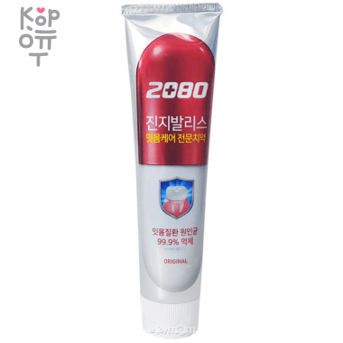 2080 Gingivalis Original Toothpaste - Зубная паста с Гинкго Билоба для лечения десен, 120гр. — Корейские товары для всей семьи(КорОпт)