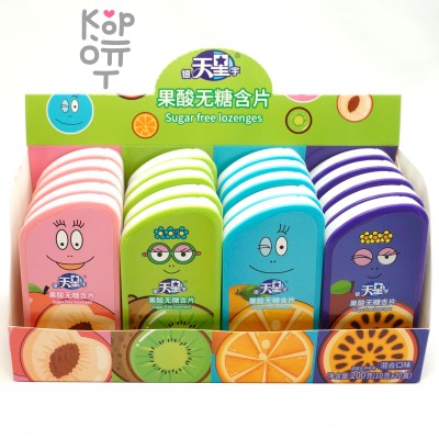 Драже Холодок Smile Sugar Free Lozenges - Освежает дыхание с витамином С и вкусами фруктов, без сахара