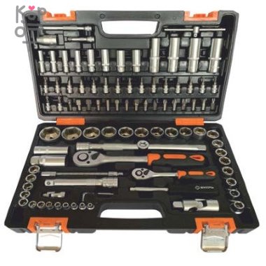 Вихрь 1/2&quot;, 1/4&quot;, CrV - Набор инструментов 108 предметов  — Корейские товары для всей семьи(КорОпт)
