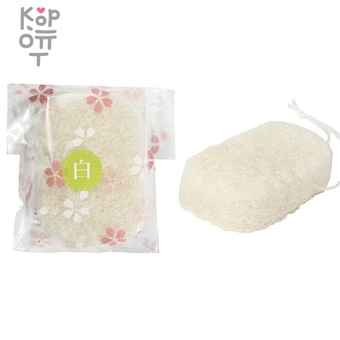 Yamamoto Farm - Спонж Конняку для умывания лица и зоны декольте (с увеличенным сроком использования) 1шт., купить с доставкой на дом фото 1 &mdash; Корейские товары для всей семьи(КорОпт)