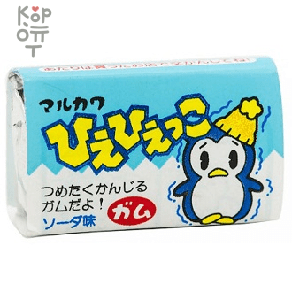Marukawa Hiehiekko Fusen gum - Жевательная резинка со вкусом холодящей содовой, 5,5гр. &mdash; Корейские товары для всей семьи(КорОпт)