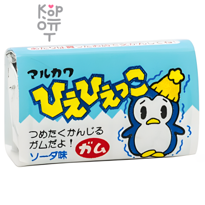 Marukawa Hiehiekko Fusen gum - Жевательная резинка со вкусом холодящей содовой, 5,5гр.