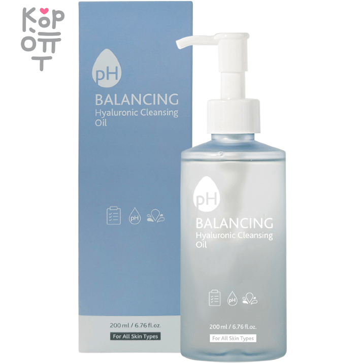 Prreti pH Balancing Hyaluronic Cleansing Oil - Гидрофильное масло с Гиалуроновой Кислотой 200мл. Гидрофильное масло Prreti pH Balancing Hyaluronic Cleansing Oil — уходовое средство для регулярного использования; в товаре выделяется: гиалуроновая кислота. В КорОпт можно подобрать свежие приходы азиатской косметики с хорошим остаточным сроком годности и собрать заявку по средствам регулярного ухода.