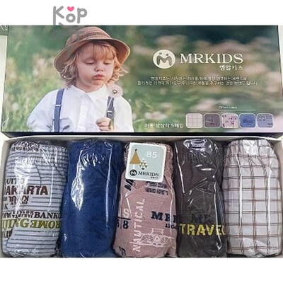MRKIDS Трусы - плавки для мальчиков Travel, упаковка 5 шт., Ю.Корея.