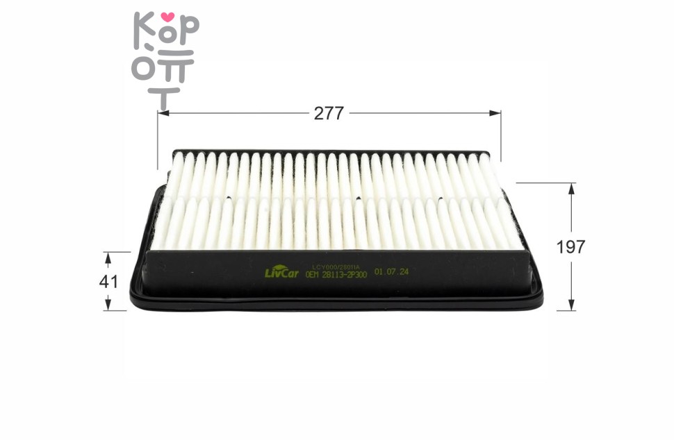 LIVCAR AIR FILTER LCY000/28011A / Воздушный фильтр
