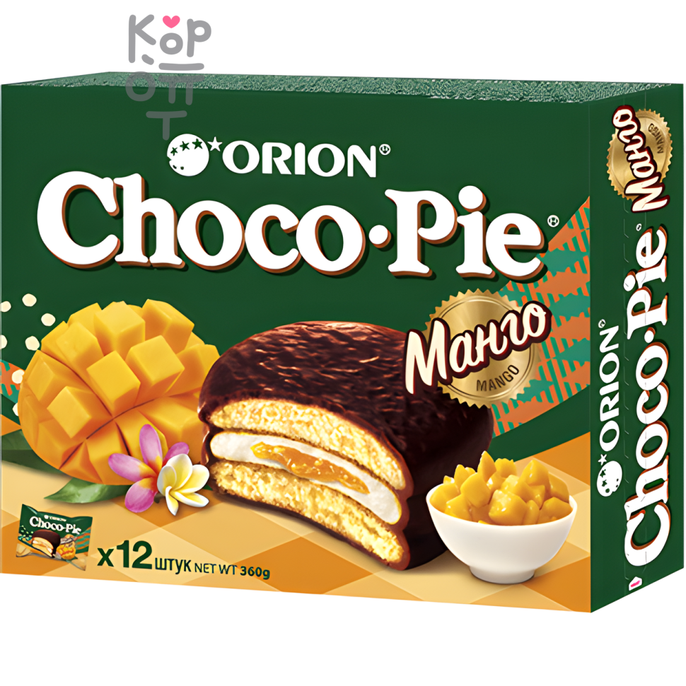 Orion Choco Pie Mango Чоко пай Орион Манго
