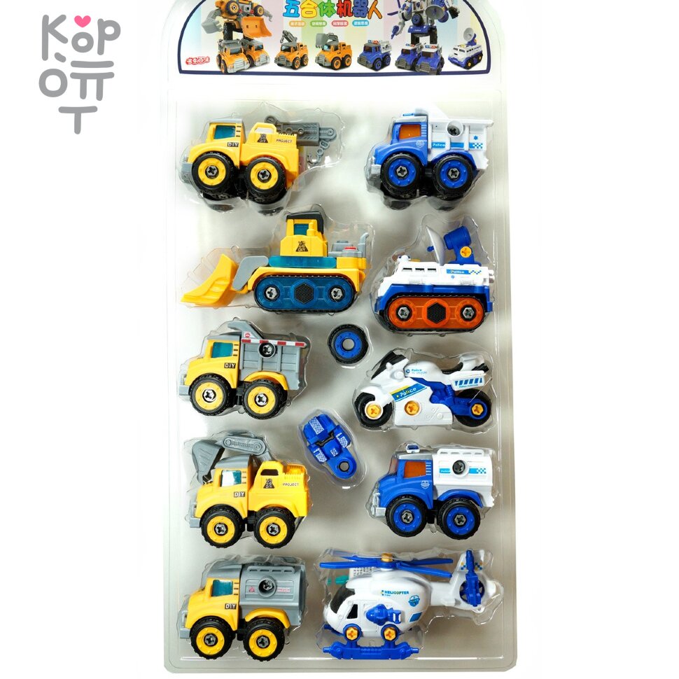 Конфетка в машинке серия Полиция, купить с доставкой на дом фото 1 — Корейские товары для всей семьи(КорОпт)