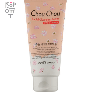 Medi Flower Chou Chou Cleansing Facial Foam - Очищающая пенка для лица с комплексом Цветочного Уксуса 300мл. — Корейские товары для всей семьи(КорОпт)