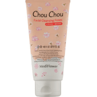 Medi Flower Chou Chou Cleansing Facial Foam - Очищающая пенка для лица с комплексом Цветочного Уксуса 300мл.