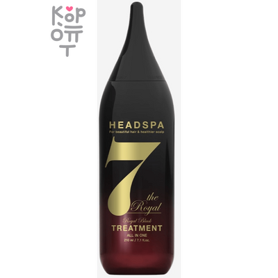Headspa 7 All In One Royal Black Treatment - Королевский уход против выпадения волос 210мл.