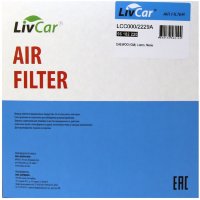 LIVCAR Air Filter LCC000/2229A - Воздушный фильтр для CHEVROLET и DAEWOO