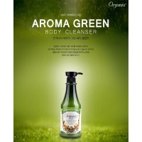 Organia Aroma Green Body Cleanser - Гель для душа с Алоэ и Зеленым чаем 750 мл