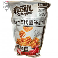 GOUYAer Pizza Rolls Чипсы Пицца Ролл Спайси рифленые со вкусом томата, 288гр.