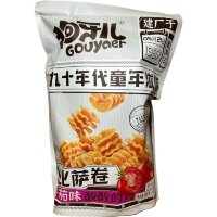 GOUYAer Pizza Rolls Чипсы Пицца Ролл Спайси рифленые со вкусом томата, 288гр.