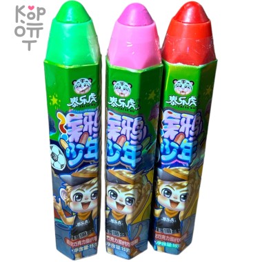 Карамель TaiLeNu Магические карандаши, наполненные драже со вкусом спелых фруктов — Корейские товары для всей семьи(КорОпт)