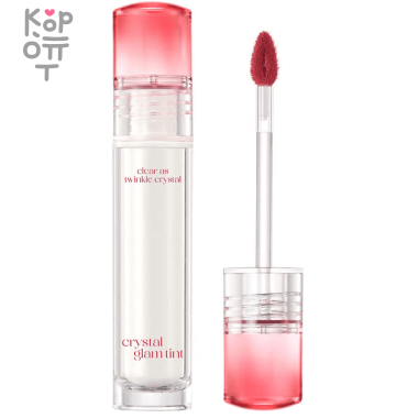 Clio Crystal Glam Tint - Сияющий глянцевый тинт для губ 3,4гр.  — Корейские товары для всей семьи(КорОпт)