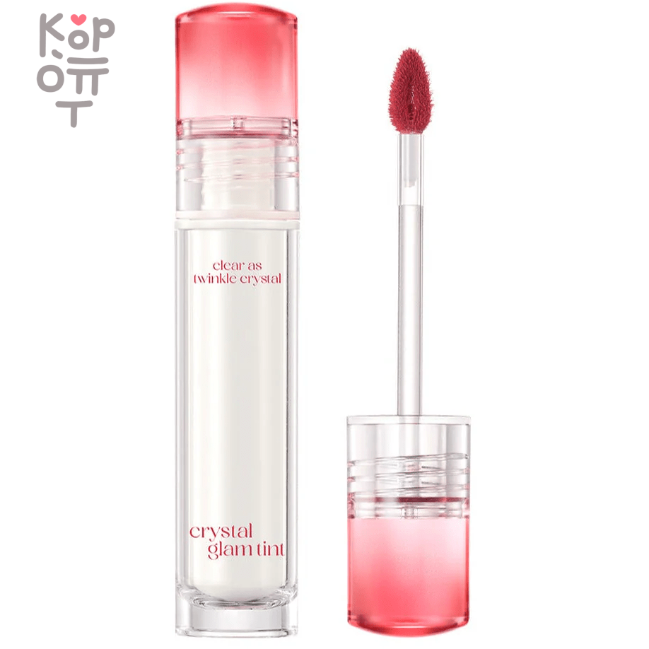 Clio Crystal Glam Tint - Сияющий глянцевый тинт для губ 3,4гр. , купить с доставкой на дом фото 1 — Корейские товары для всей семьи(КорОпт)
