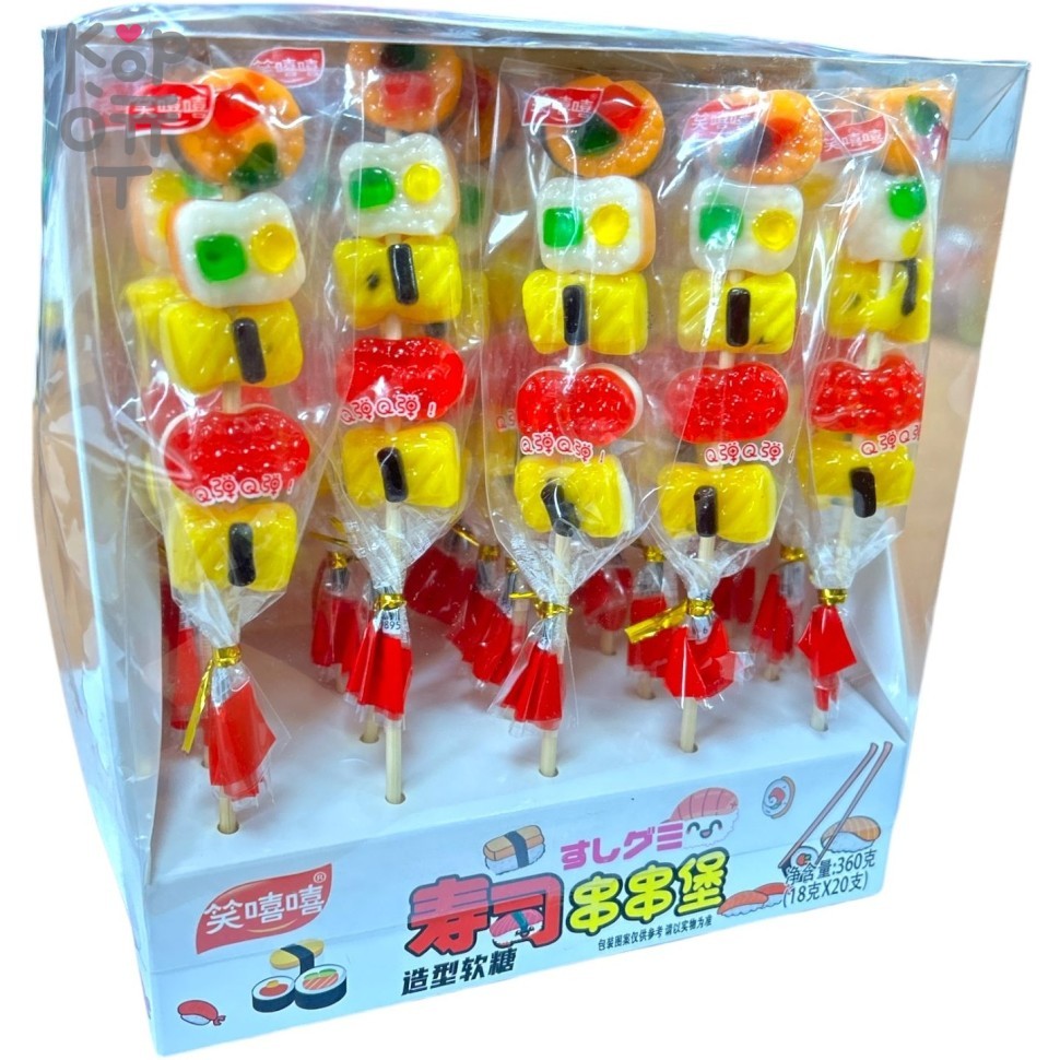 Мармелад Sushi Candy - Суши на палочке, купить с доставкой на дом фото 1 — Корейские товары для всей семьи(КорОпт)