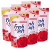 LION Essence Fresh & Soft Sparkling Kiss(Red Rose) - Кондиционер для белья 600мл., мягкая упаковка, купить с доставкой на дом фото 2 — Корейские товары для всей семьи(КорОпт)