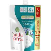 LION Hadakara Body Soap Rich Soap Fragrance - Увлажняющее мыло для тела  с ароматом дорогого мыла