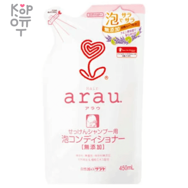 Saraya Arau Foam Hair Conditioner - Пенный кондиционер для волос с экстрактом лаванды и ромашки — Корейские товары для всей семьи(КорОпт)