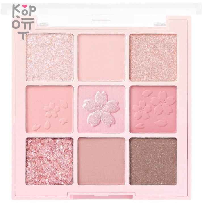 Dasique Shadow Palette Romantic Blossom - Палитра теней для век с гладкой матовой и мерцающей отделкой с великолепным жемчугом 7,6гр., купить с доставкой на дом Поможет дополнить ваш вечерний или дневной макияж с мягкими матовыми оттенками и насыщенным сиянием. Содержит 9 оттенков с матовым, сатиновым и сияющим финишем. Имеет среднюю пигментацию для создания как лёгкого дневного макияжа, так и яркого вечернего. Универсальна в использовании и позволяет скомбинировать несколько оттенков для создания сложного макияжа или же использовать один оттенок для моно-макияжа.