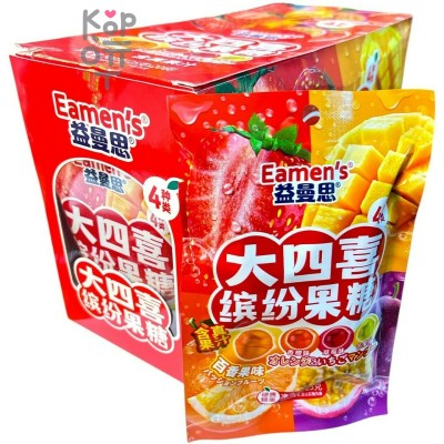 Карамель Eamen's со вкусом Клубники, Манго, Маракуйя и Апельсина