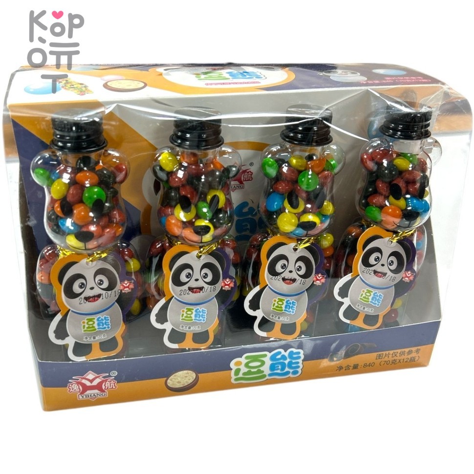 Конфеты Yihang Шоколадное драже Робкий Панда, купить с доставкой на дом фото 1 — Корейские товары для всей семьи(КорОпт)