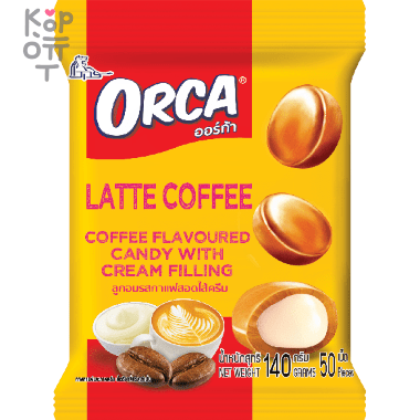 Boonprasert Orca Flovoured Candy - Конфета карамельная с начинкой 50шт. 140гр.   &mdash; Корейские товары для всей семьи(КорОпт)