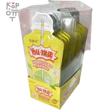 Растворимый напиток Я молод - Просто добавь воды и получи потрясающий напиток, со вкусом Груши и Лемонграссом — Корейские товары для всей семьи(КорОпт)