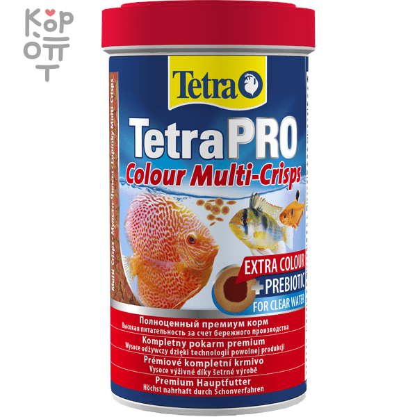 TetraPro Color Crisps корм-чипсы для улучшения окраса всех декоративных рыб 100 мл, купить с доставкой на дом фото 1 &mdash; Корейские товары для всей семьи(КорОпт)
