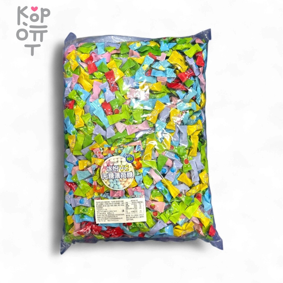 Конфеты VC карамель офисная, фруктовая с витамином С, 2,5кг, купить с доставкой на дом фото 1 &mdash; Корейские товары для всей семьи(КорОпт)