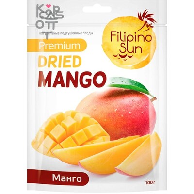 Filipino Sun Манго солнечное, сушеное, 100 г