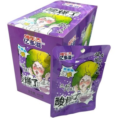 Возмутительно кислые конфеты Baokousuan со вкусом АДского Винограда &mdash; Корейские товары для всей семьи(КорОпт)