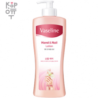 Vaseline Hand & Nail Lotion - Питательный лосьон для смягчения кожи рук и укрепления ногтей с кератином и вазелином, 500мл.