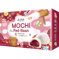 Bamboo House Japanese Rice Cake Red Bean  - Японское рисовое пирожное Моти "Красная фасоль" 6шт., 210гр. 
