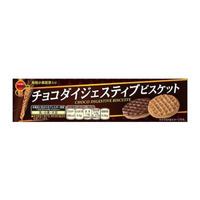 BOURBON Choco Digestive — Печенье покрытое нежным молочным шоколадом 92.8 г