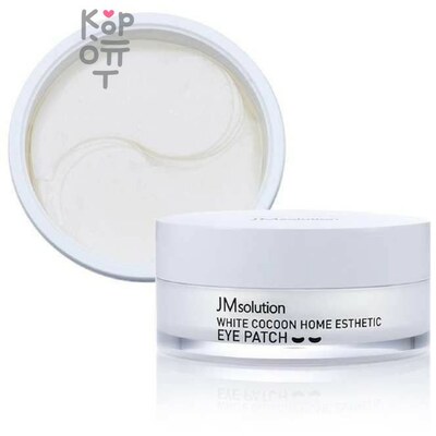 JMsolution Silky Cocoon Home Esthetic Eye Patch - Гидрогелевые патчи с протеинами шёлка 90 гр(60 шт)