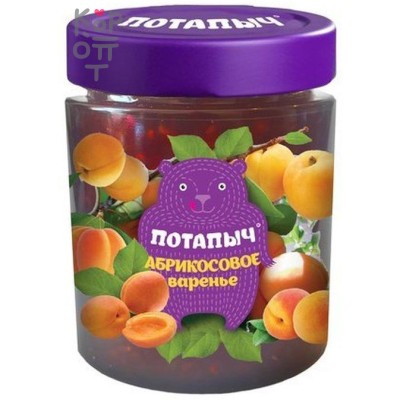 Варенье абрикосовое, Потапычъ, 280 г