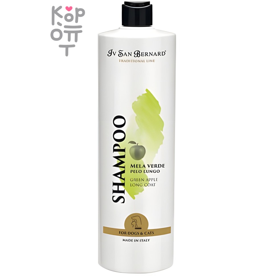 ISB Traditional Line Green Apple Шампунь для длинной шерсти 1л.