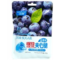 Конфеты Baijia Candy со вкусом терпкой Черники, наполненные начинкой из концентрированного фруктового сока